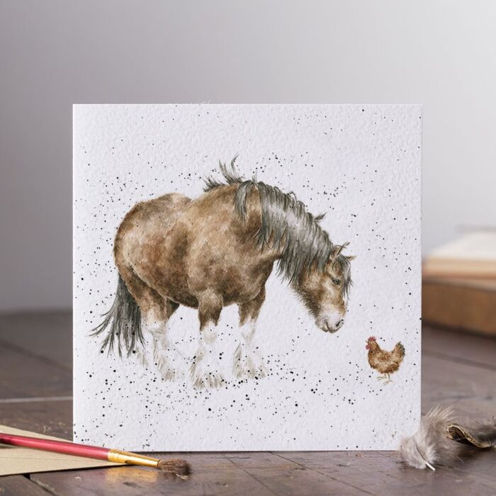 Wrendale Designs "Farmyard Friends" Horse Card